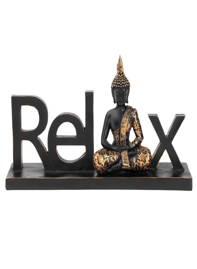 Smadeer Buddha Statue Buddah Buda - Buddah Statues for Home Decoration,Laughing Buddha Statue for Yoga feng Shui Meditation Spiritual Room Decor,Buddha Decor Indoor, Relax Budha Zen Decor - Image 1